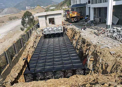 地埋水箱讓城市停水問(wèn)題得到解決